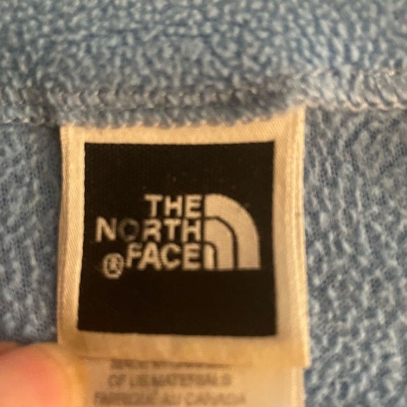 The North Face woman’s full zip fleece jacket, blue, size medium - Picture 7 of 10
